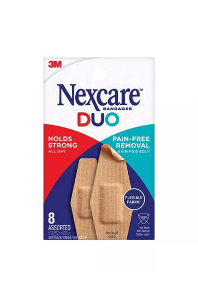 OTC 3M NEXCARE DUO مجموعة متنوعة من 8 قطع