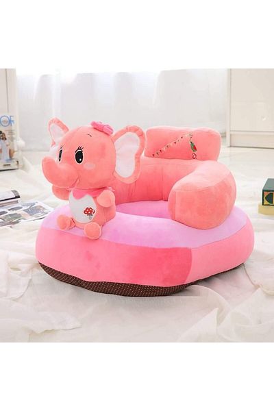 rexa Baby Soft Plush Support Sofa Seat – Infant Sitting Cushion Chair (35D x 40W x 35H cm)