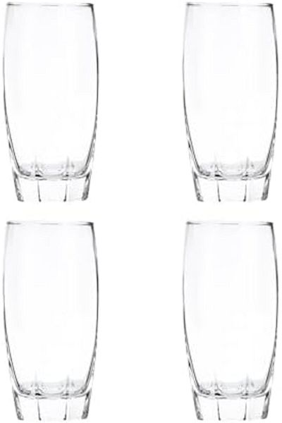 ALSAIF 4 Pieces Glass Cup Set