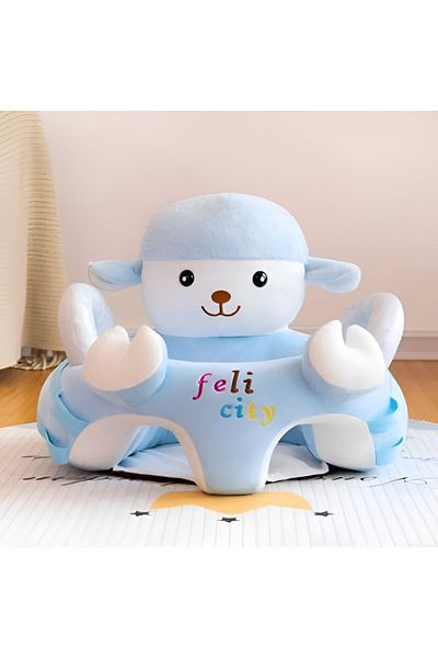 rexa Baby Soft Plush Support Sofa Seat – Infant Sitting Cushion Chair (35D x 40W x 35H cm)