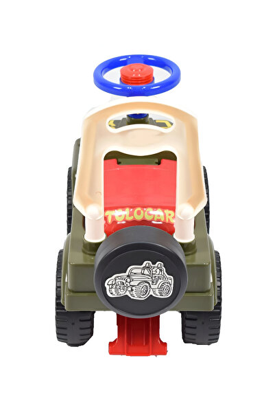 rexa Care Jeep Push Car for Kids with Steering Wheel & Safety Backrest