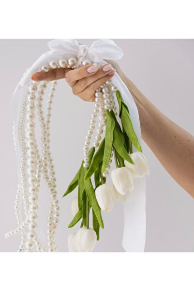 Sosyete shop Sarakan incili laleler .gelin çiçeği. Gelin buketi .trend ,zarif...