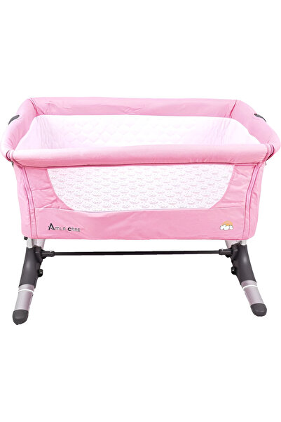 rexa سرير أطفال بورتو كير مع ناموسية ومرتبة مريحة 83 × 54.5 × 92 سم