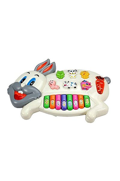 rexa Generic Musical Rabbit Piano Toy – Educational Music Toy with Rhymes & Sounds