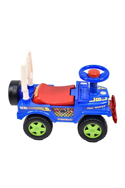 rexa Care Jeep Push Car for Kids with Steering Wheel & Safety Backrest