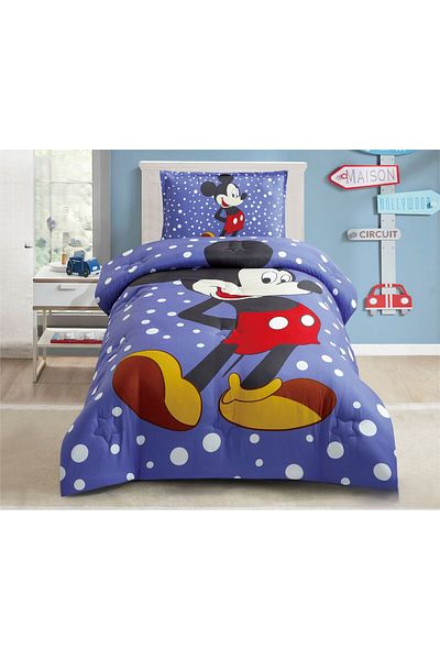 Moon Children's drawings 3-piece comforter set, soft and fluffy middle filling, 210*160 comforter