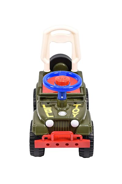 rexa Care Jeep Push Car for Kids with Steering Wheel & Safety Backrest