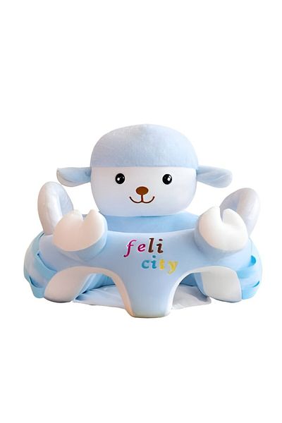 rexa Baby Soft Plush Support Sofa Seat – Infant Sitting Cushion Chair (35D x 40W x 35H cm)