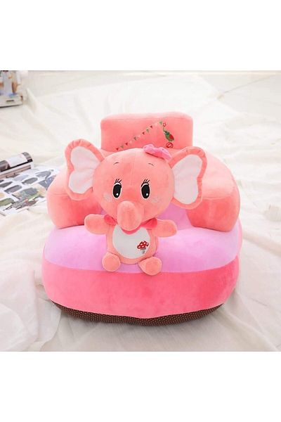 rexa Baby Soft Plush Support Sofa Seat – Infant Sitting Cushion Chair (35D x 40W x 35H cm)