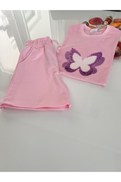 Alvadonna Butterfly Girl's Bottom Top Set