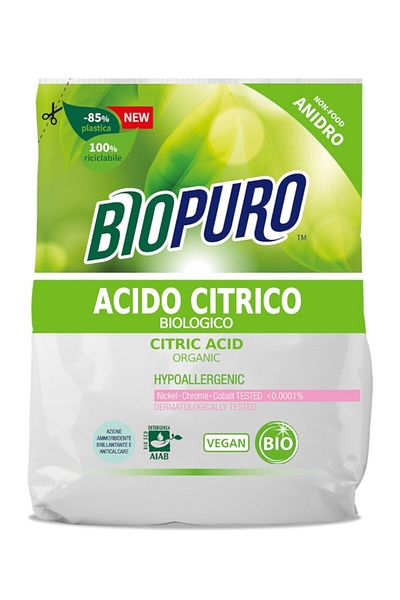 Biopuro Citric acid for household use, 450g -