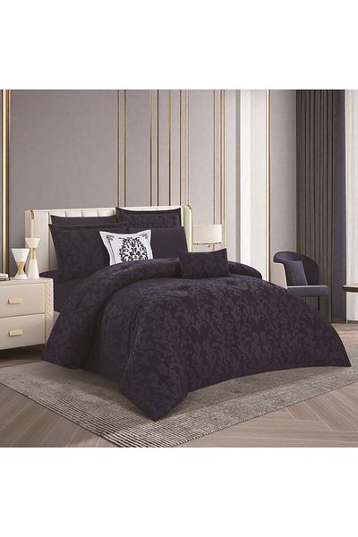 HOURS Horse 8-Piece Double Size Floral Quilt Set