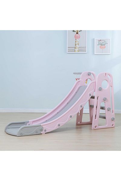 rexa 3 in 1 Kids Play Climber Slide Playset Folding Slide for Toddlers