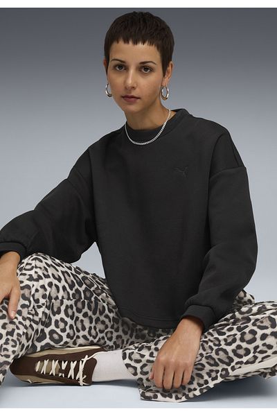 Puma Esențiale pentru garderobă, bluză tip crew oversize pentru femei