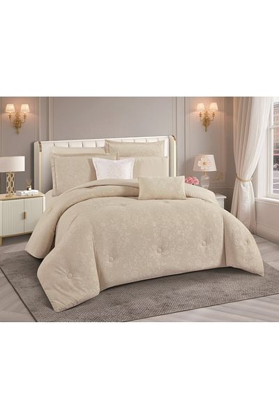 HOURS Duvet set from Horus Nafrin, 8 pieces, luxurious jacquard, Lucien-08