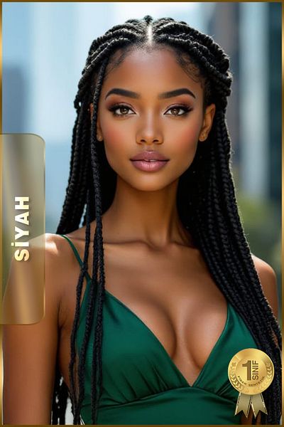 TAM TARZ Fiber Synthetic Hair for African Braiding Rasta and Box Braid - Black