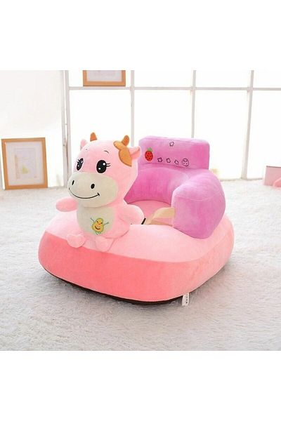 rexa Baby Soft Plush Support Sofa Seat – Infant Sitting Cushion Chair (35D x 40W x 35H cm)