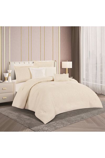 HOURS Horse 8-Piece Double Size Floral Quilt Set