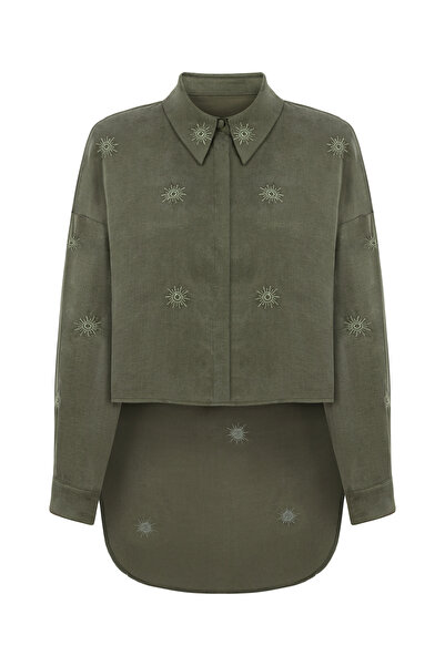 SEIZE THE DAY KUUN KADIN KUPRA NAKIŞLI GÖMLEK