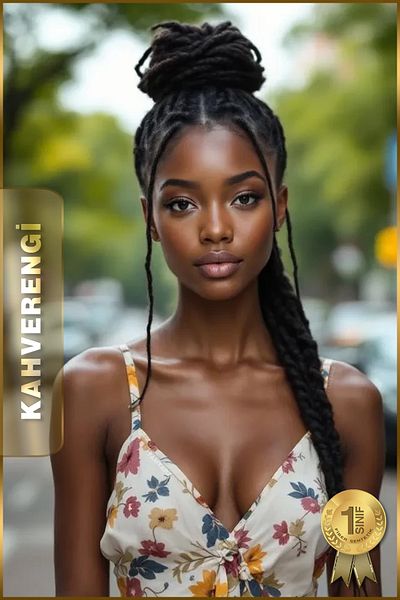 TAM TARZ Fiber Synthetic Hair for African Braid Rasta and Box Braid - Brown