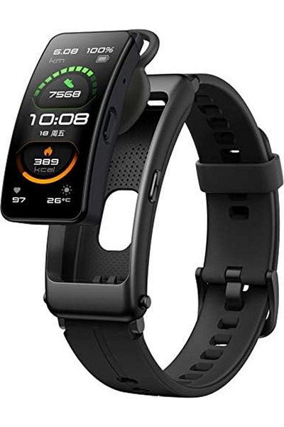 Huawei Talkband B6 Smart Band, Fitness Activities Tracker with 1.53-inch AMOLED colour screen, All-d
