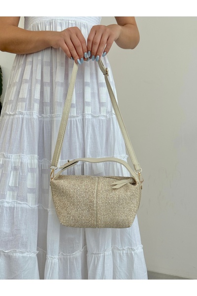 KIRASE Нова модель плетеної сумки з якісним регульованим ременем через плече, на руці та через плече для жінок.