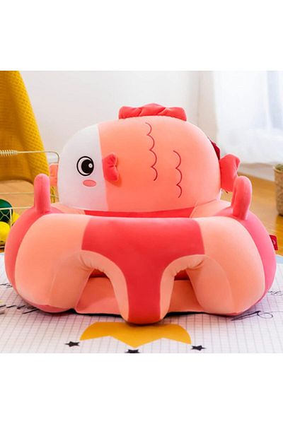 rexa Sitting Plush Baby Chair – Soft Supportive Infant Practice Seat (50 x 35 x 40 cm) for Boys & Girls