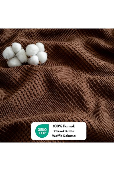 MYLASA HOME Waffle Pike Bedspread Double - 100% Cotton Lightweight 4 Season Use High Quality Pikes