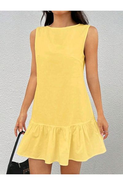 PLA CLOTHİNG Linen Summer Dress
