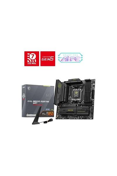 MSI Mag B850M Mortar Wifi7 Ddr5 Hdmi-Dp Pcie 5.0 Am5 Matx