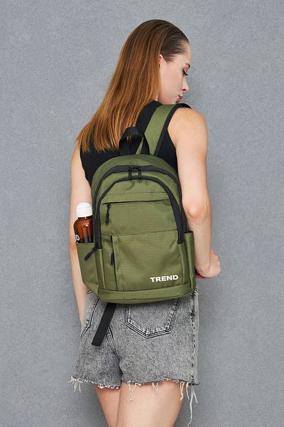 TREND Unisex Waterproof Fabric Backpack - Medium Size Daily, School and Sports Bag