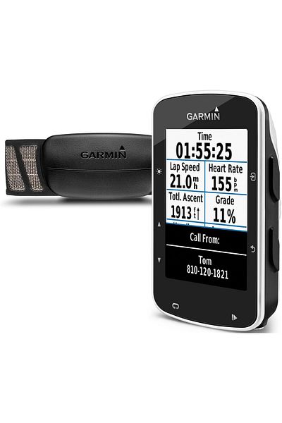 Garmin Edge 520 Bike GPS (includes Heart Rate Monitor Strap, Cadence sensor & Speed sensor)