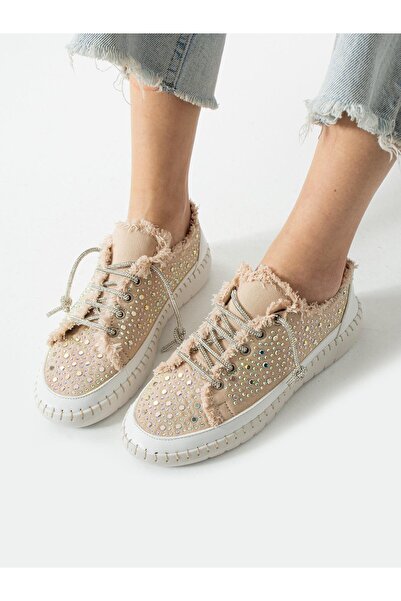 Alphus Pantofi eleganti pentru femei Vollex Denim Material Drop Stone