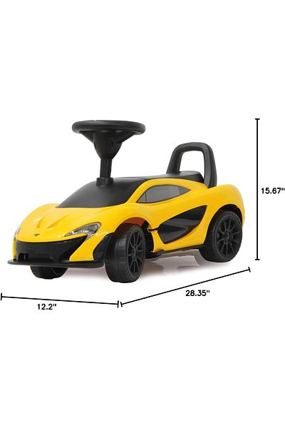 rexa McLaren Style Kids Ride-On Push Car - Toddler Foot-to-Floor Toy