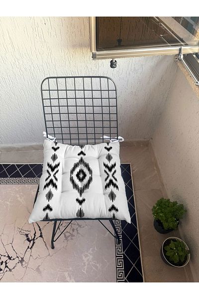 yok yok evim eve dair her şey 9 Puntal Ethnic Pattern POFUDUK Σαλόνι Μπαλκόνι Κήπος Μαξιλάρι καρέκλας κουζίνας