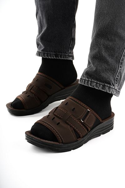 Babetty Men's Daily Orthopedic Slippers Sea Beach Pool Hospital Work Slippers Comfortable Lightweight Durable