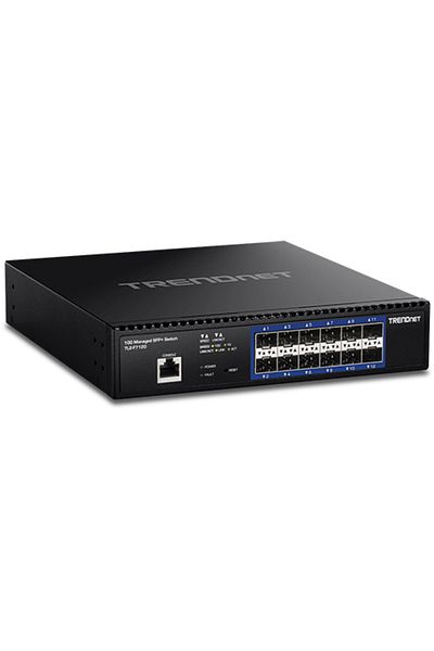 TRENDnet Switch 12 ports SFP+ 1/10G, 1 x console RJ45, management, 1U - TL2-F7120