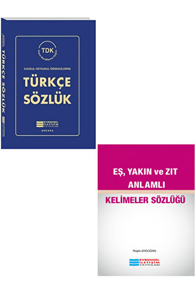 Evrensel İletişim Yayınları Türkçe Sözlük + Eş Yakın ve Zıt Anlamlı Kelimeler...