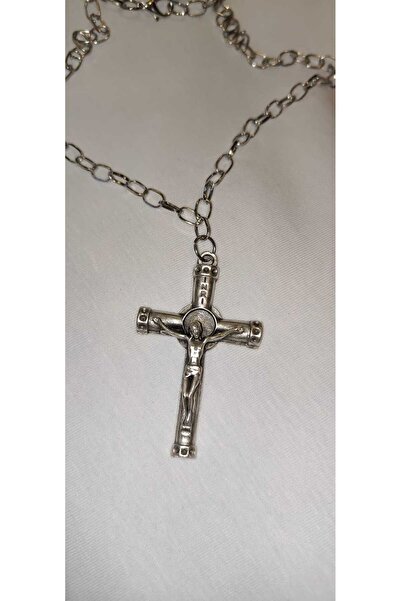 FG KONNİCHİWA HAÇ ISTAVROZ GOTIC KOLYE HAÇ SİMGELİ MOTİFLİ