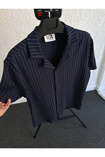 tetramoda Креп-тканина, стандартний крій, чоловіча сорочка з короткими рукавами