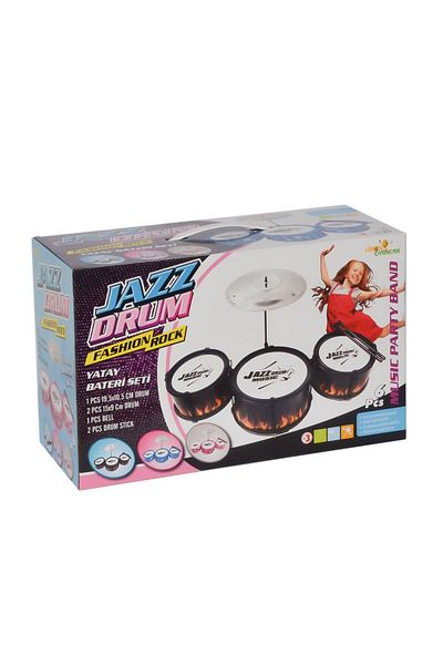 Limon Oyuncak LMN154 3 Piece Drum Set - Lemon Toy