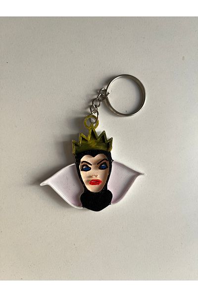 Gonulella Snow White Evil Queen Witch 3D Disney Keychain