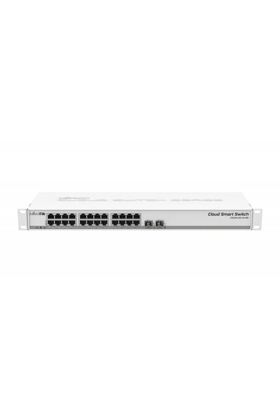 MIKROTIK Switch inteligent de gestionare, 24 x Gigabit, 2 x SFP+ 10Gbps - CSS326-24G-2S+RM
