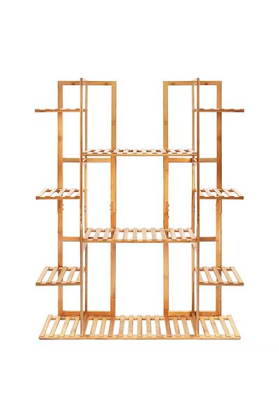rexa Plant Stand – Multi-Layer Indoor/Outdoor Flower Pot Display Rack (35 x 7.7 x 48 in)