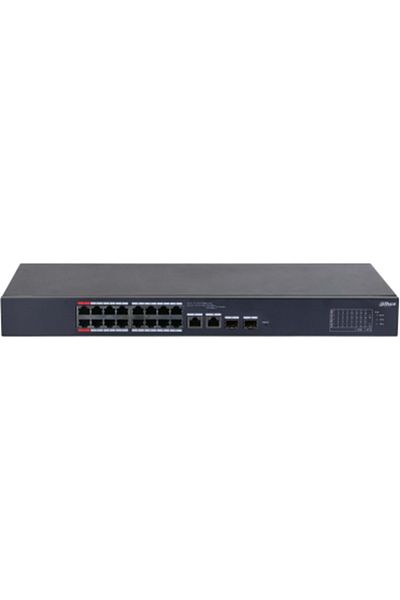 DAHUA Cs4218-16Et-240, 16Port, Megabit, Poe 240W, 2 Port Sfp Gigabit Combo, Cloud Manageable, Swi