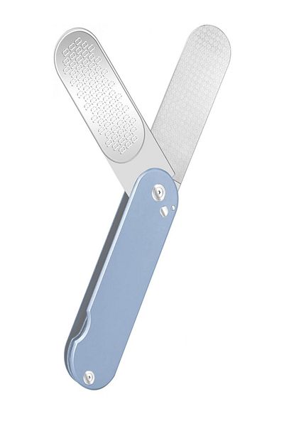 OEM Wenxintek 3-in-1 multifunctional heel file, 135 x 36 mm, stainless steel, plastic