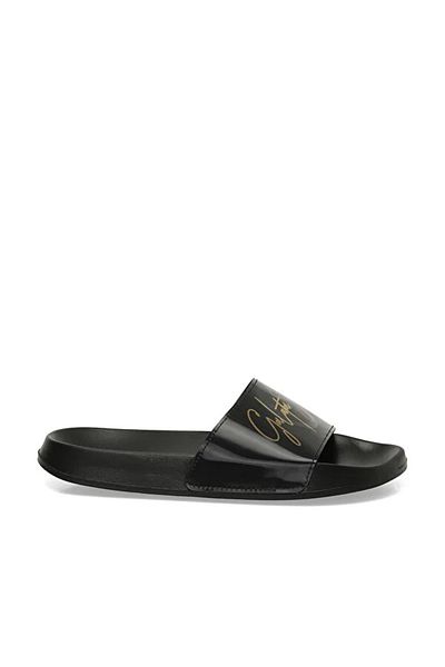 Kinetix Gs Valen 5Fx Black Men's Slippers Yellow Red