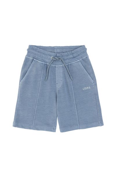 U.S. Polo Assn. Boy's Blue Knitted Shorts 50307277-Vr036