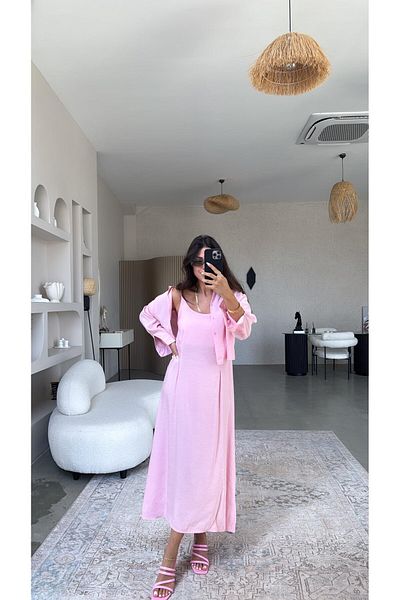 TB Butik Cămașă cu bretele reglabile, modal, - Costum de rochie „Slim Fit”