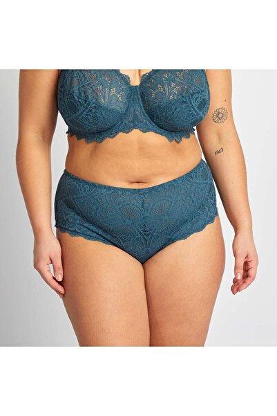 KIABI Microfibre and lace briefs BLUE